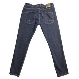 Crosshatch Buraca Skinny Jeans Womens 32S Dark Wash Blue Stretch Denim Casual